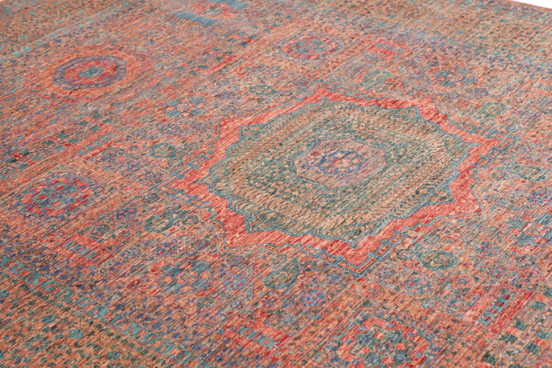 Mamluk Pakistani Rug 211 × 300 cm, Wool, hand-knotted