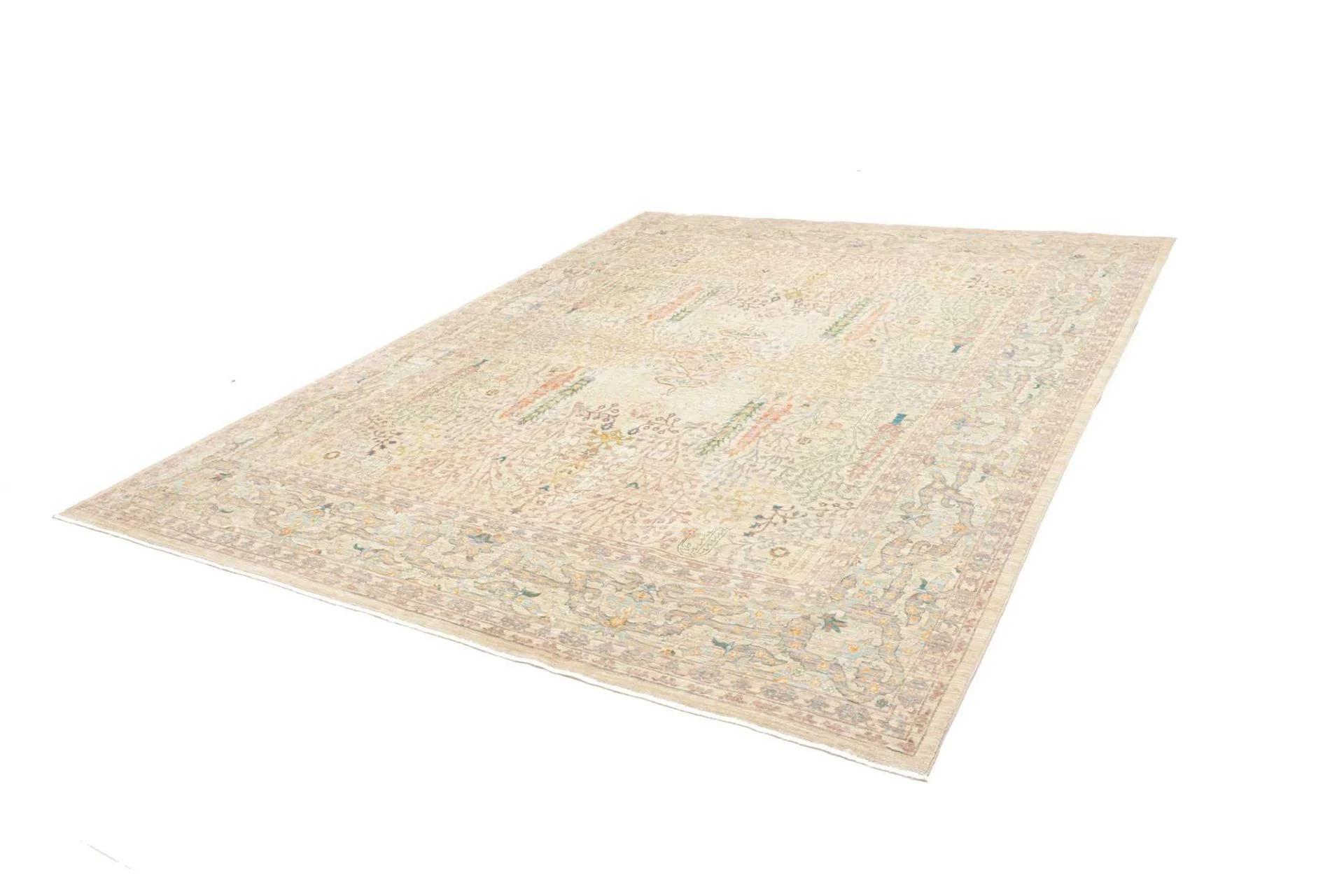 Samarkand Pakistani Rug 243 × 301 cm, Wool, hand-knotted