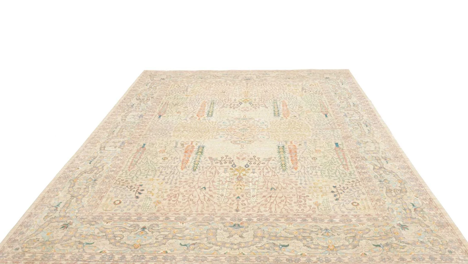 Samarkand Pakistani Rug 243 × 301 cm, Wool, hand-knotted