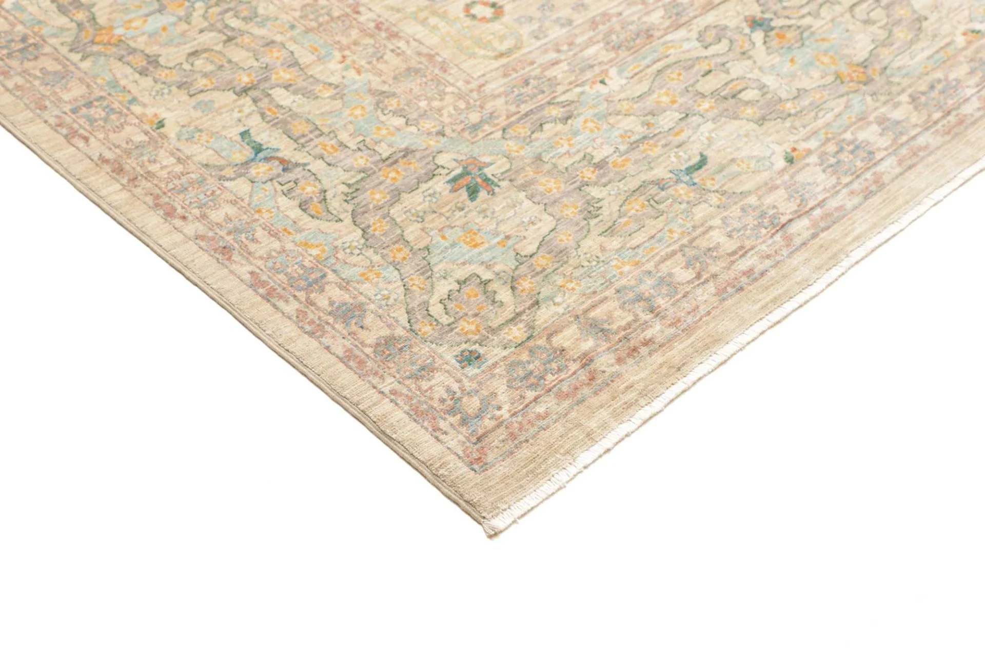 Samarkand Pakistani Rug 243 × 301 cm, Wool, hand-knotted