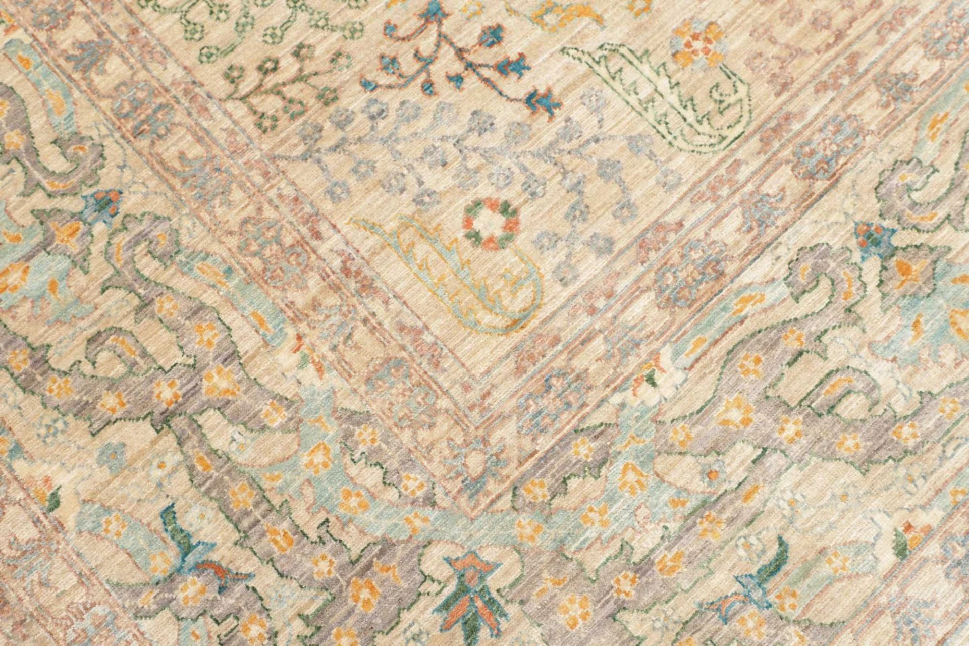 Samarkand Pakistani Rug 243 × 301 cm, Wool, hand-knotted