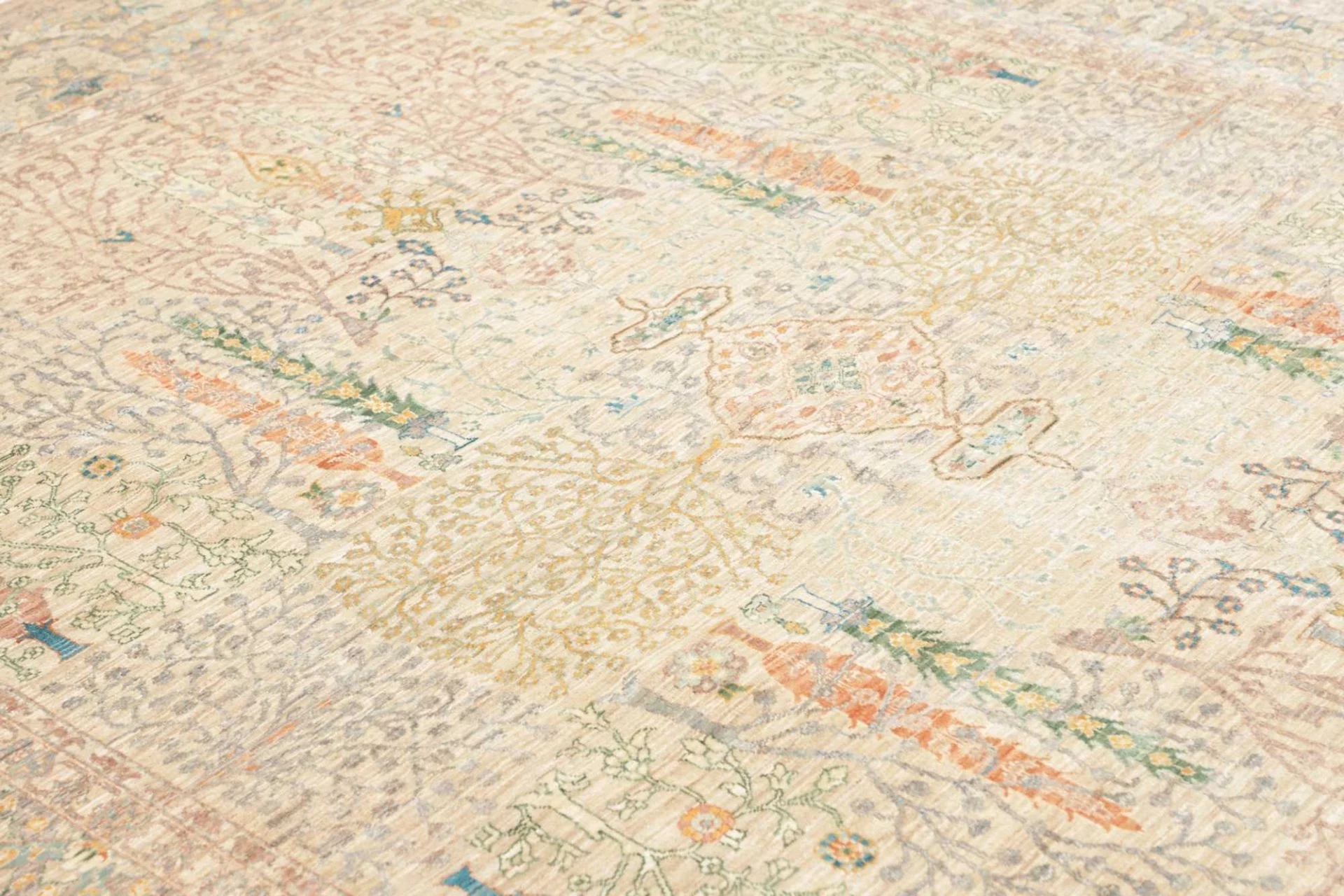 Samarkand Pakistani Rug 243 × 301 cm, Wool, hand-knotted