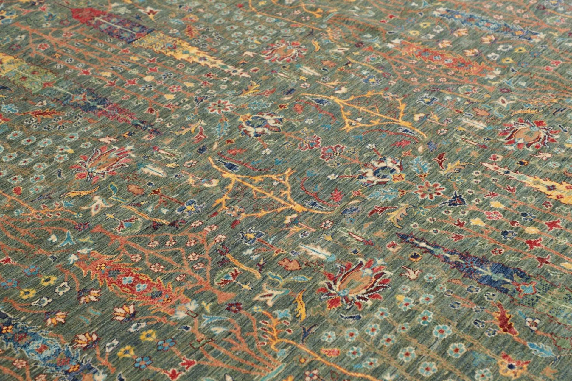 Samarkand Pakistani Rug 203 × 248 cm, Wool, hand-knotted