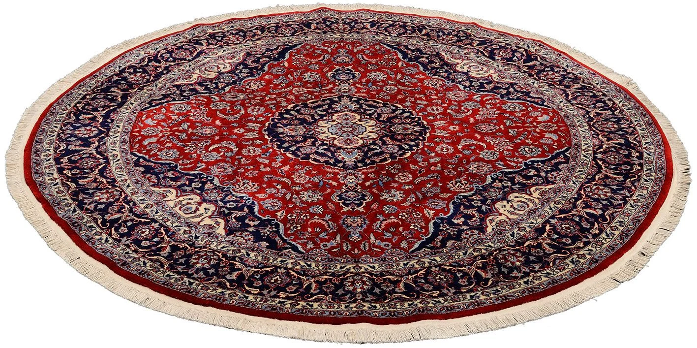 Isfahan Chinese Rug — hand-knotted, 200 × 200 cm, Wool