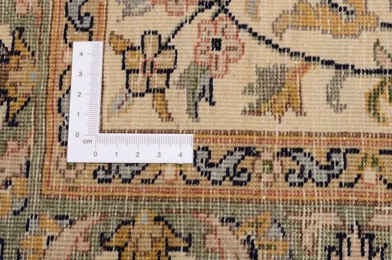 Tabriz Pakistani Rug — hand-knotted, 77 × 370 cm, Wool