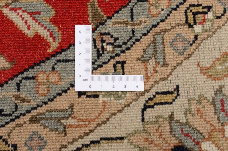 Isfahan Indian Rug — hand-knotted, 247 × 247 cm, Wool