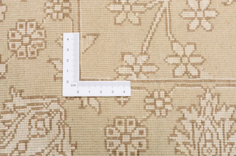 Hand-Knotted Wool Tabriz Indian Rug, 80 × 299 cm