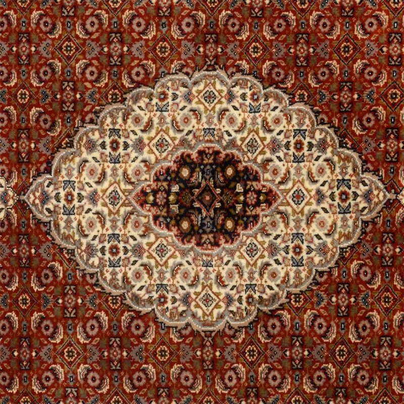 orientteppich-tabriz-178-x-240-cm-schurwolle-handgeknupft-2 Hand-Knotted Wool Tabriz Indian Rug, 178 × 240 cm
