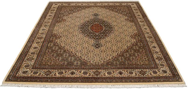 Bijar Indian Rug 249 × 310 cm, Wool, hand-knotted