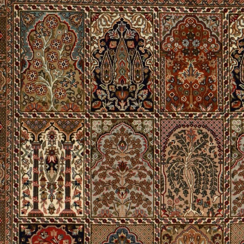 Qom Indian Rug 171 × 238 cm, Wool, hand-knotted