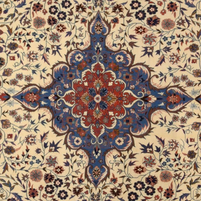 Isfahan Chinese Rug — hand-knotted, 186 × 278 cm, Wool
