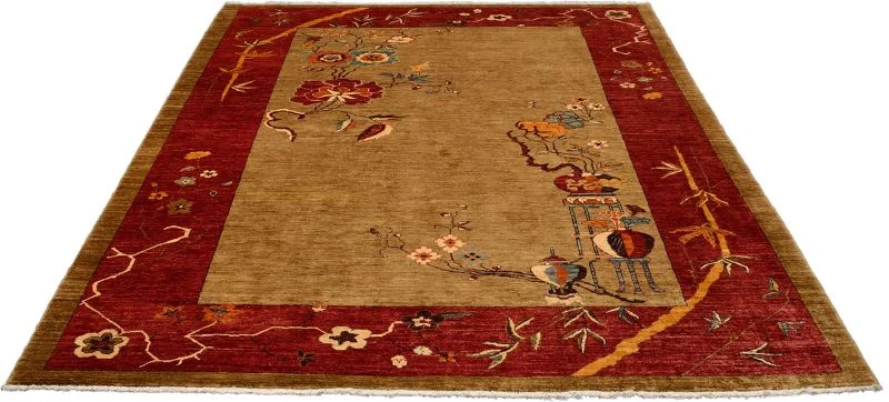 Ziegler Pakistani Rug — hand-knotted, 253 × 309 cm, Wool