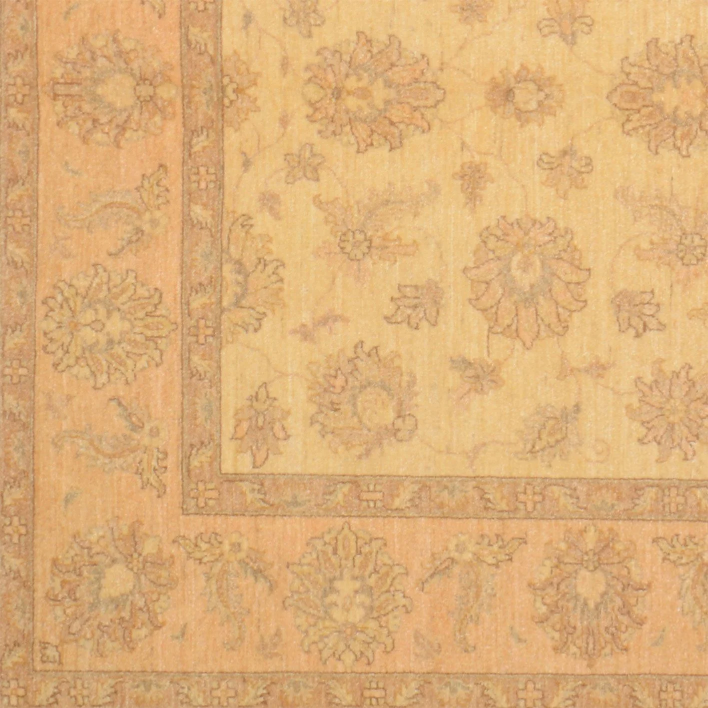 Hand-Knotted Wool Ziegler Pakistani Rug, 145 × 193 cm