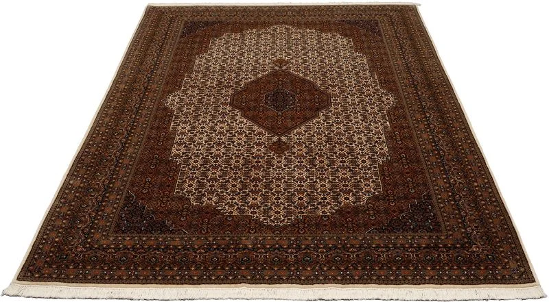 Bijar Indian Rug 198 × 288 cm, Wool, hand-knotted