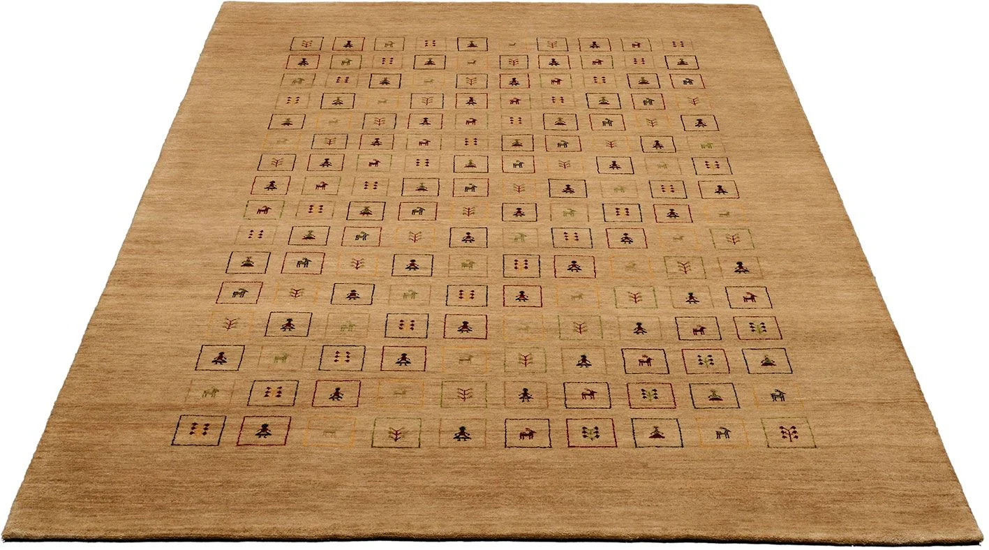 Loribaft Indian Rug — hand-knotted, 167 × 240 cm, Wool