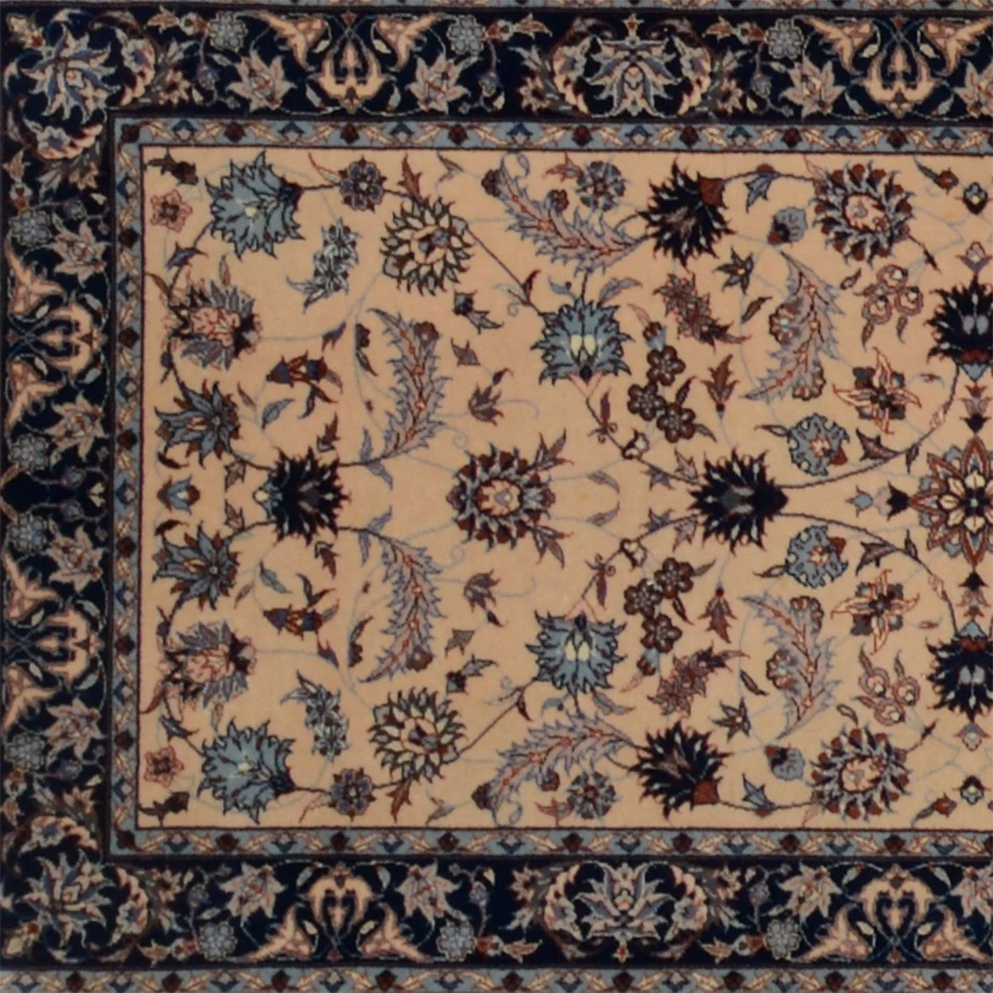 Isfahan Chinese Rug 77 × 370 cm, Wool, hand-knotted