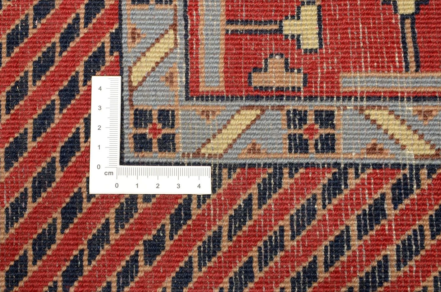 Hand-Knotted Wool Loribaft Indian Rug, 249 × 347 cm