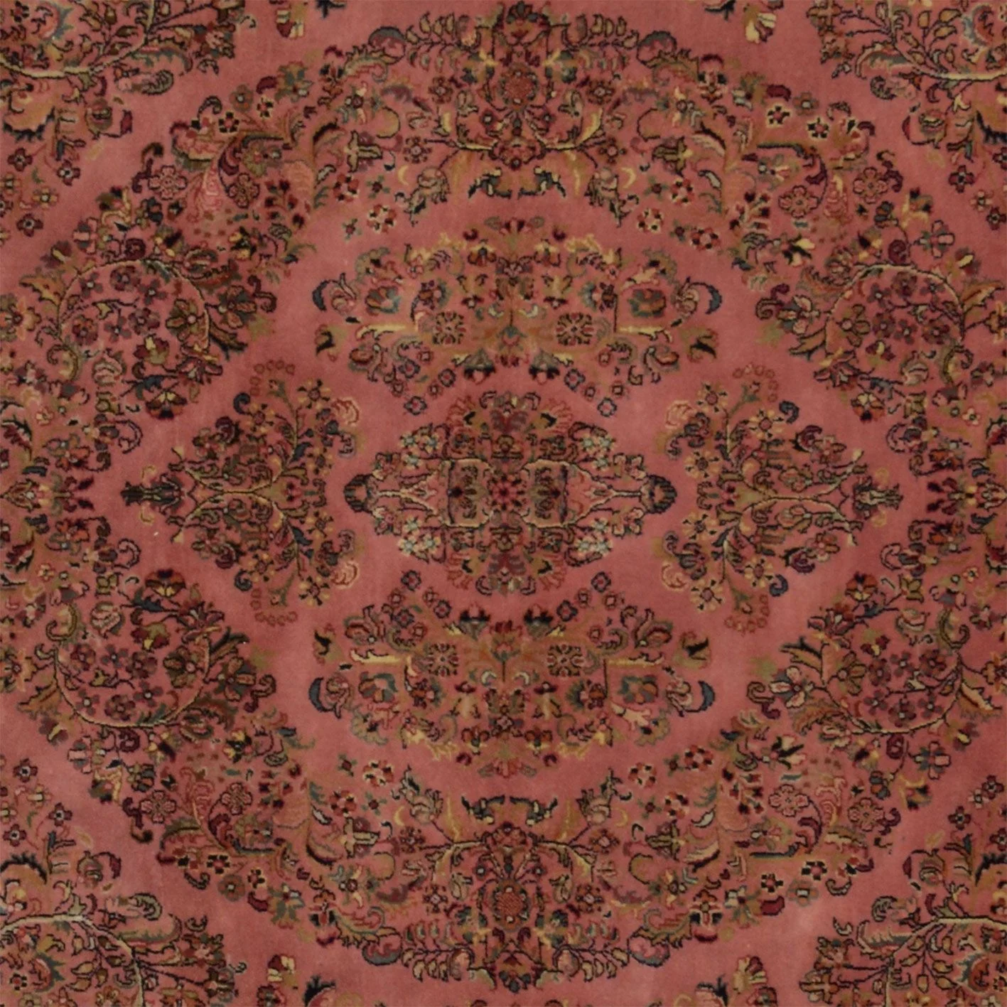 Sarouk Indian Rug — hand-knotted, 195 × 303 cm, Wool