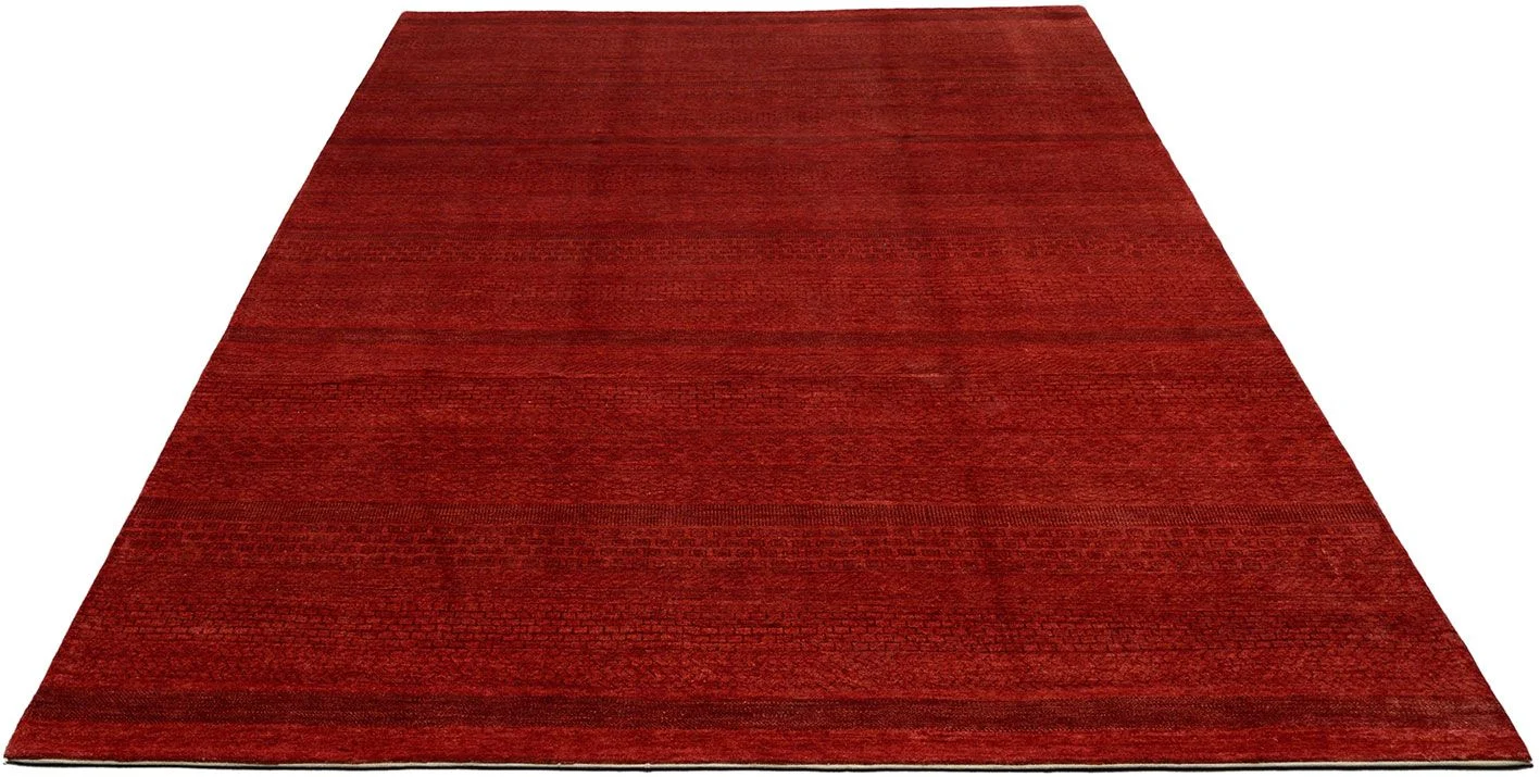 Hand-Knotted Wool Loribaft Pakistani Rug, 247 × 352 cm
