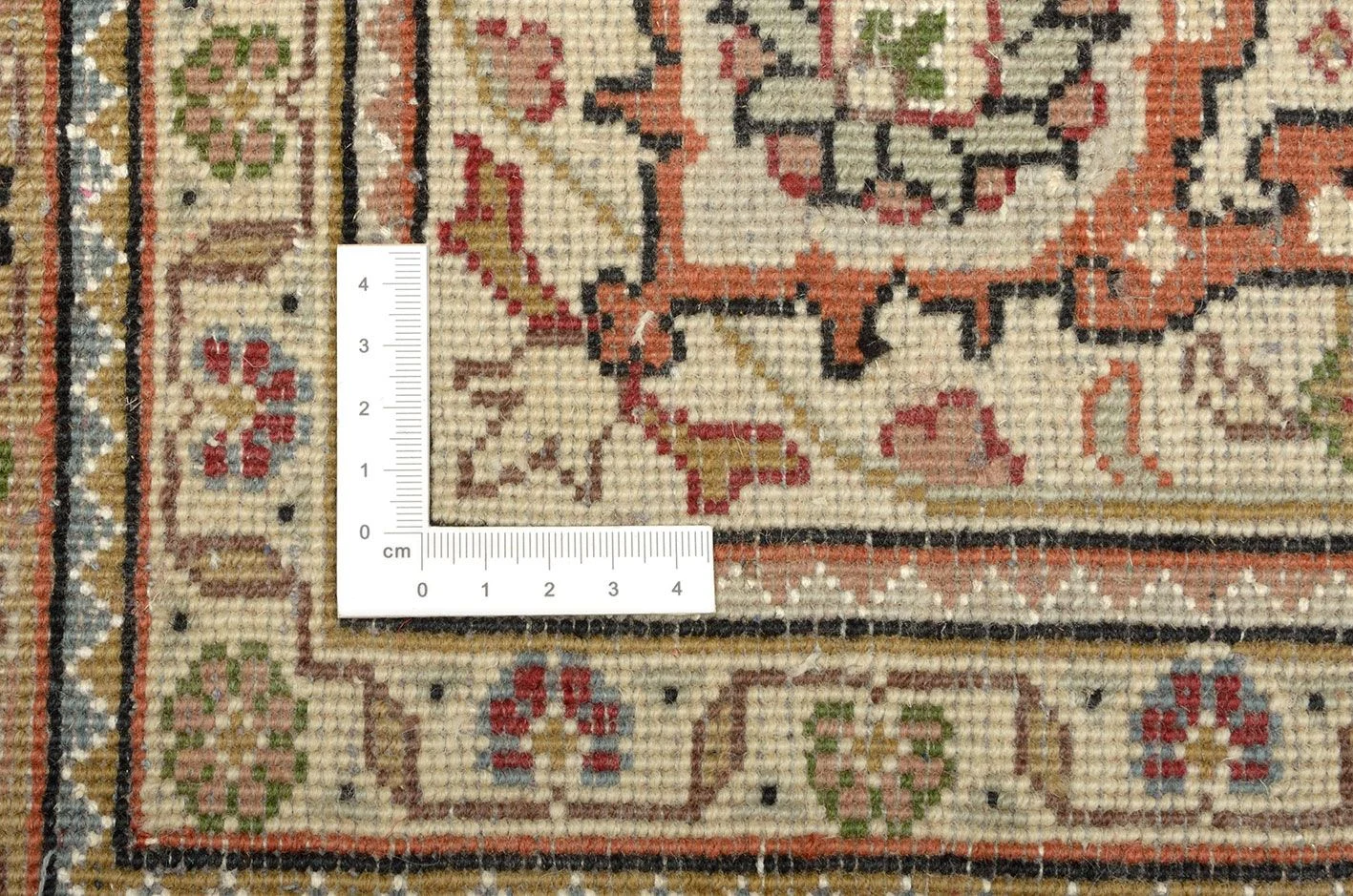 Tabriz Indian Rug 250 × 345 cm, Wool, hand-knotted