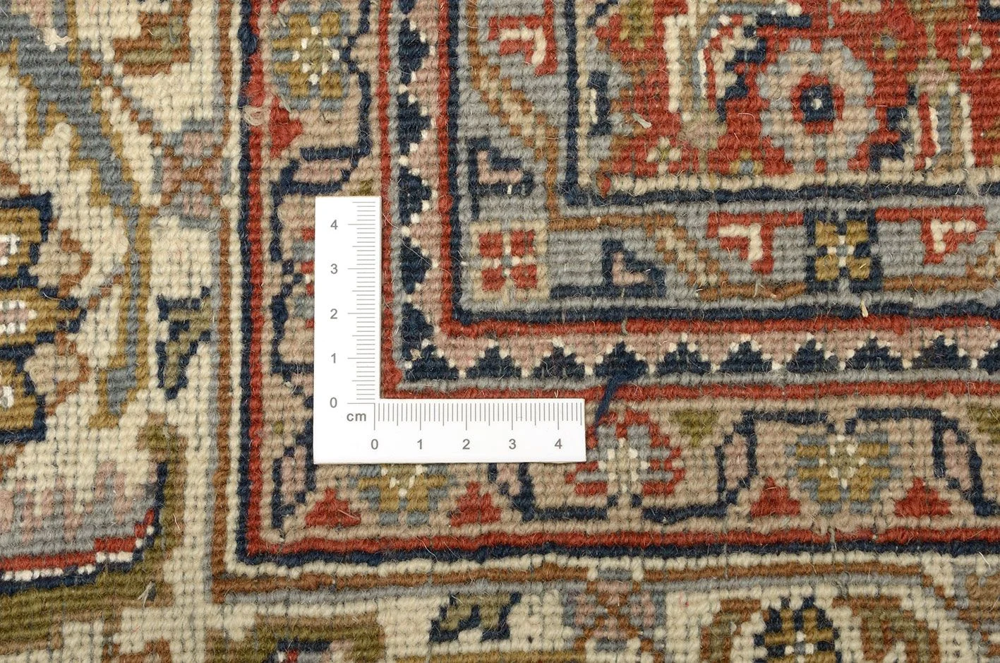 Hand-Knotted Wool Tabriz Indian Rug, 200 × 291 cm
