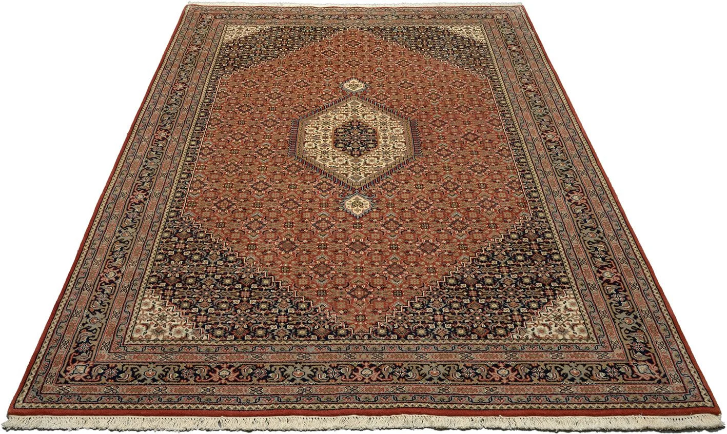 Bijar Indian Rug 200 × 300 cm, Wool, hand-knotted