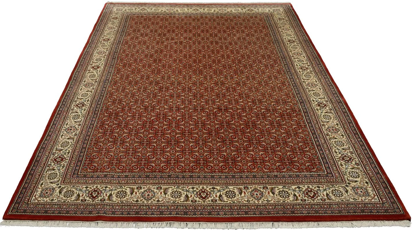 Hand-Knotted Wool Tabriz Indian Rug, 246 × 354 cm