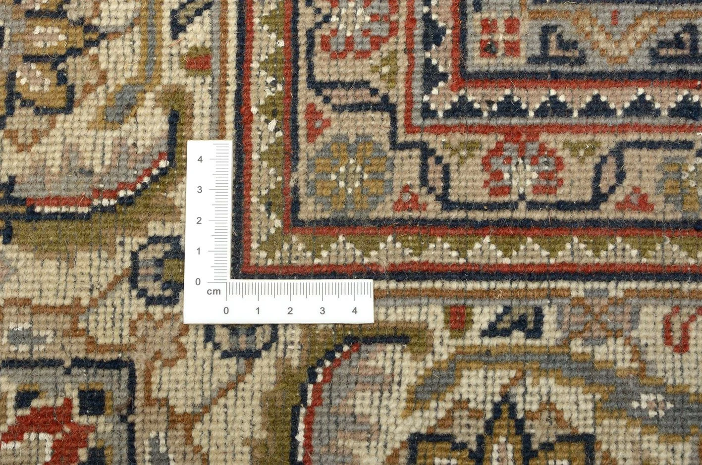 Hand-Knotted Wool Tabriz Indian Rug, 246 × 354 cm