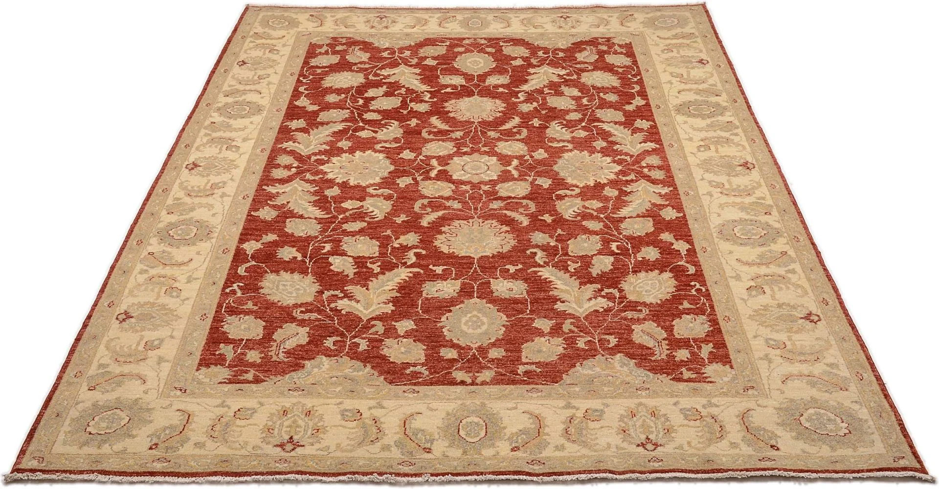 Ziegler Pakistani Rug — hand-knotted, 293 × 208 cm, Wool