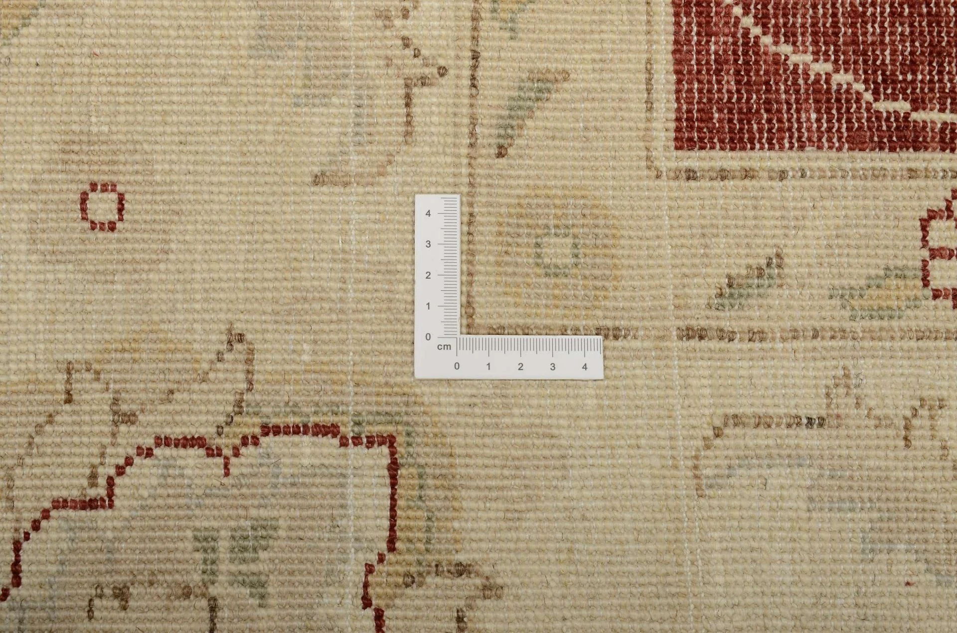 Hand-Knotted Wool Ziegler Pakistani Rug, 236 × 304 cm