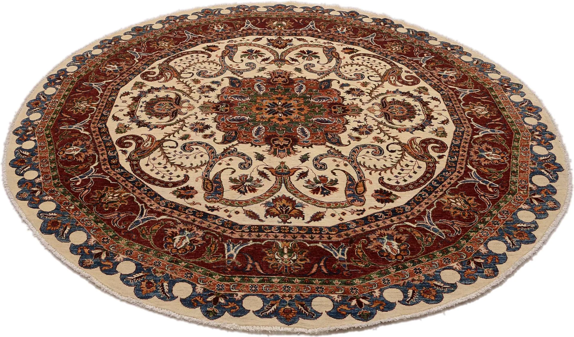 Ziegler Pakistani Rug — hand-knotted, 264 × 276 cm, Wool