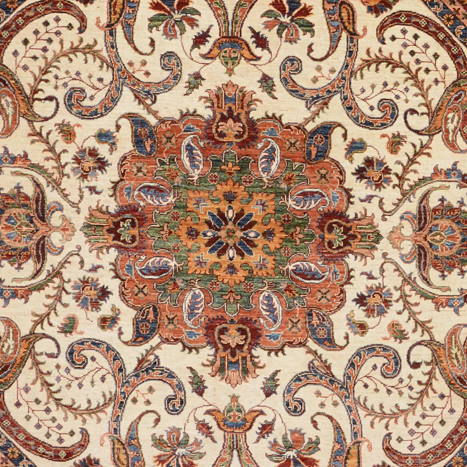 Ziegler Pakistani Rug — hand-knotted, 264 × 276 cm, Wool