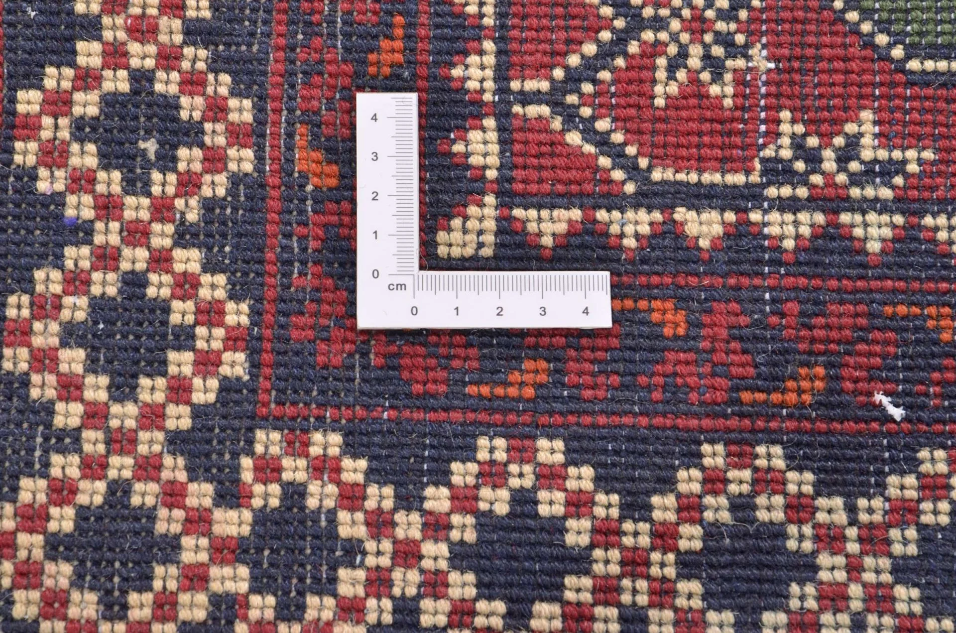 Turkmen Afghan Rug 198 × 288 cm, Wool, hand-knotted