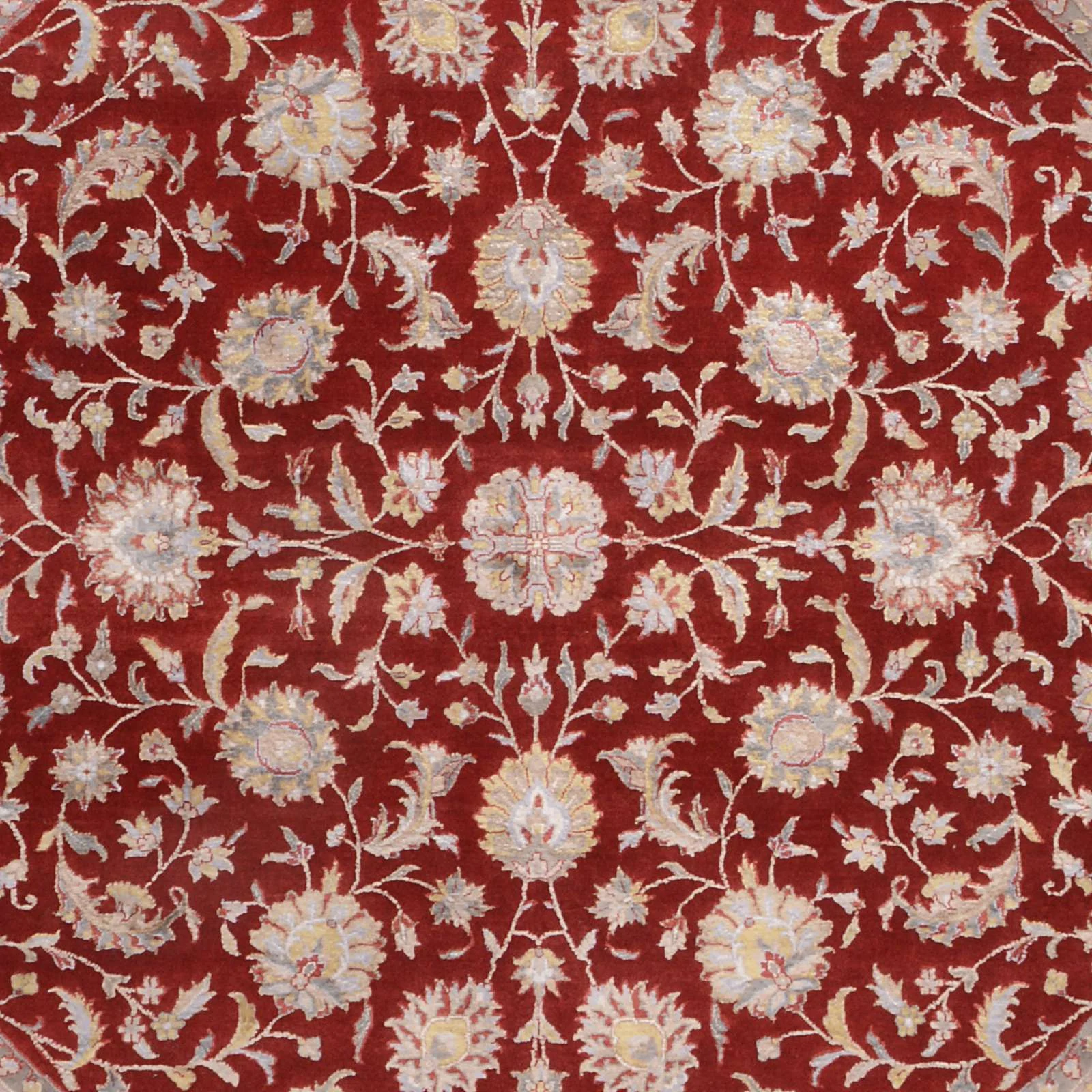 Tabriz Indian Rug 200 × 200 cm, Wool, hand-knotted