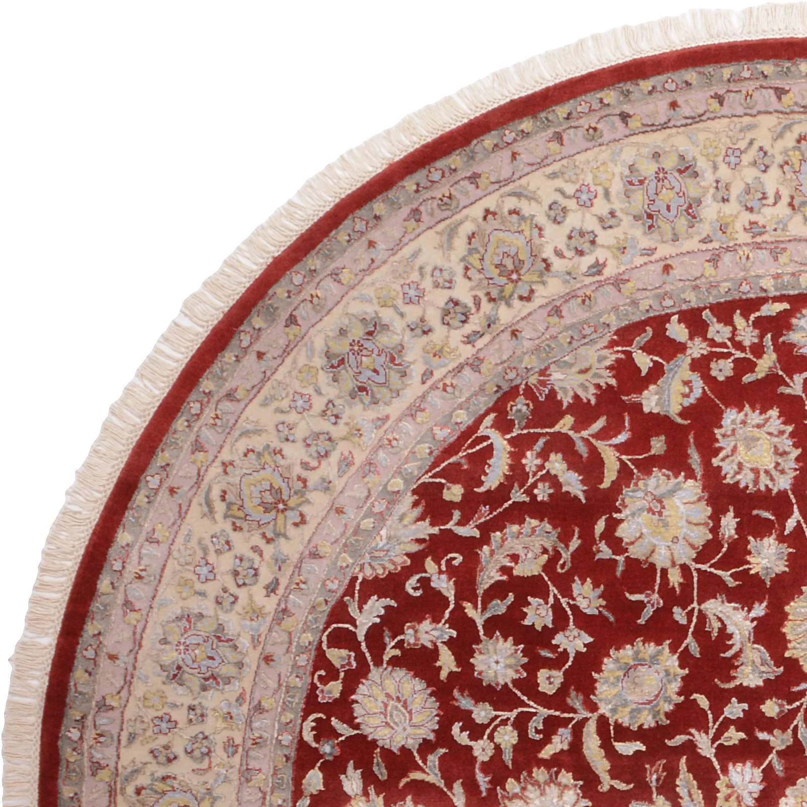 Tabriz Indian Rug 200 × 200 cm, Wool, hand-knotted