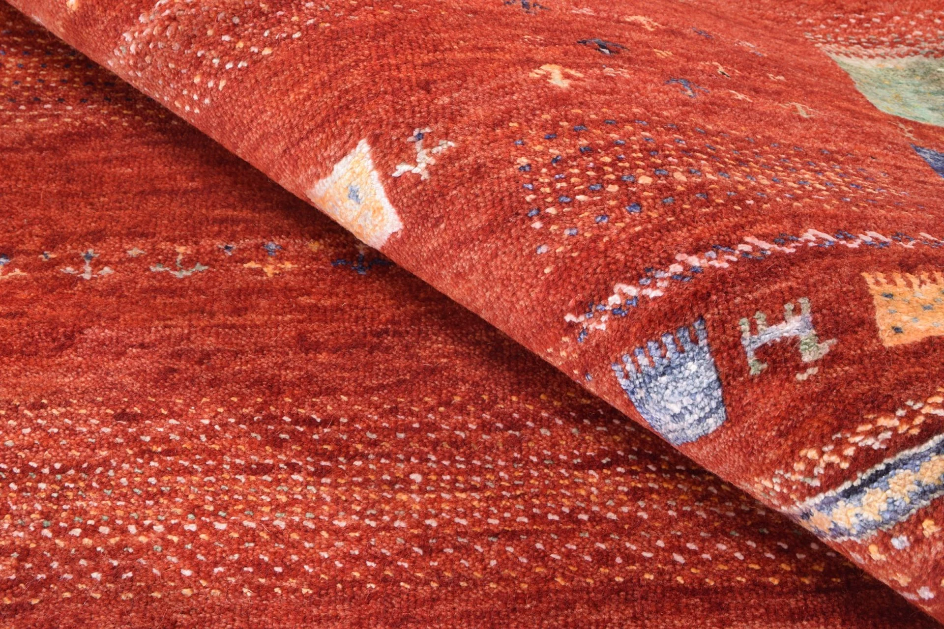 orientteppich-rizbaft-174-x-251-cm-schurwolle-handgeknupft-3 Loribaft Indian Rug 174 × 251 cm, Wool, hand-knotted