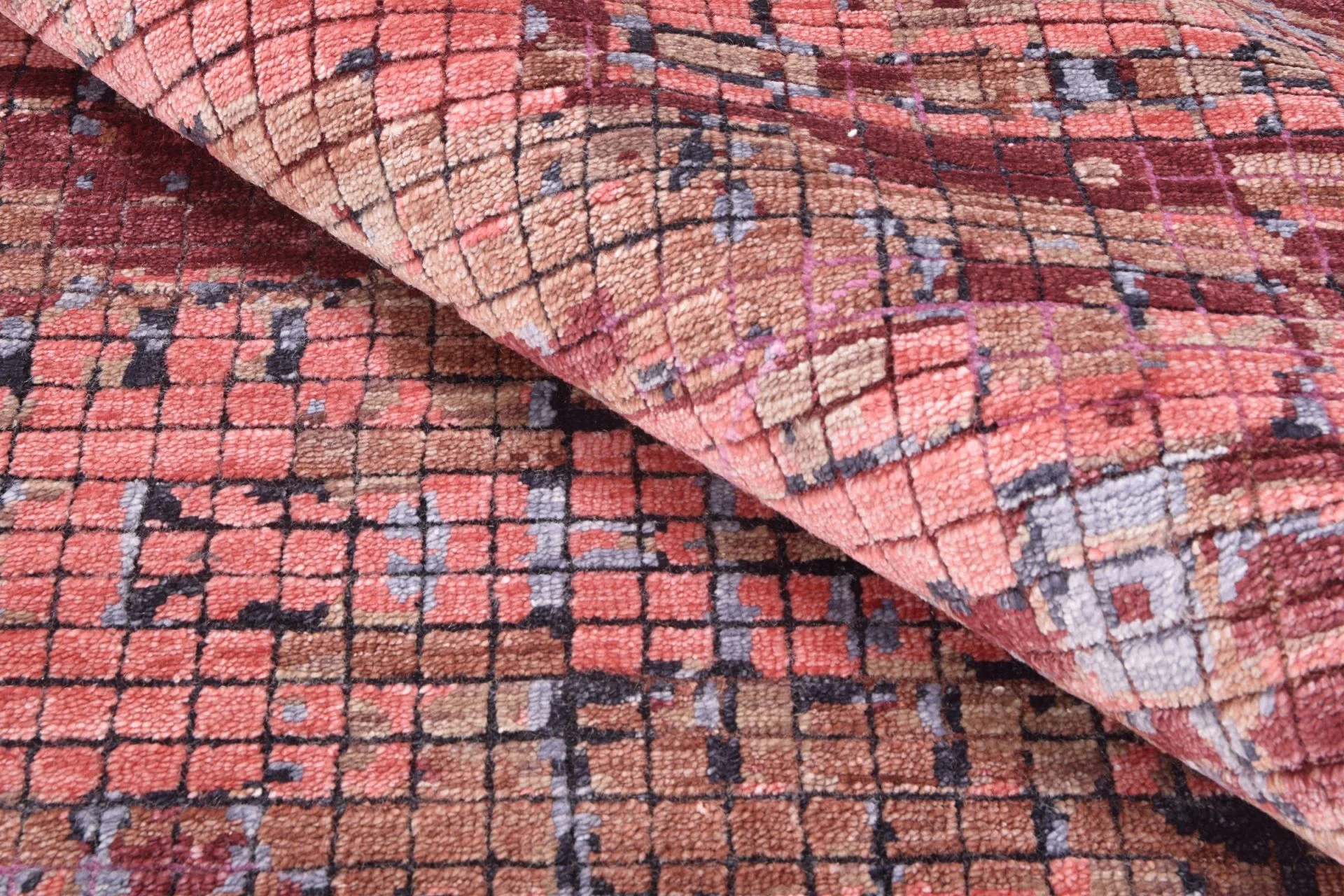 Indian Rug — hand-knotted, 148 × 213 cm, Wool