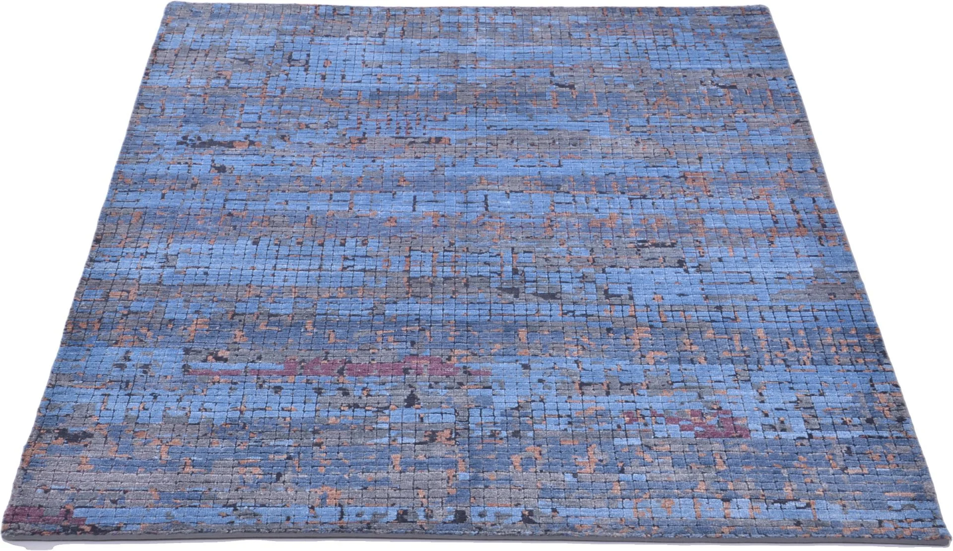 Hand-Knotted Wool Indian Rug, 150 × 210 cm