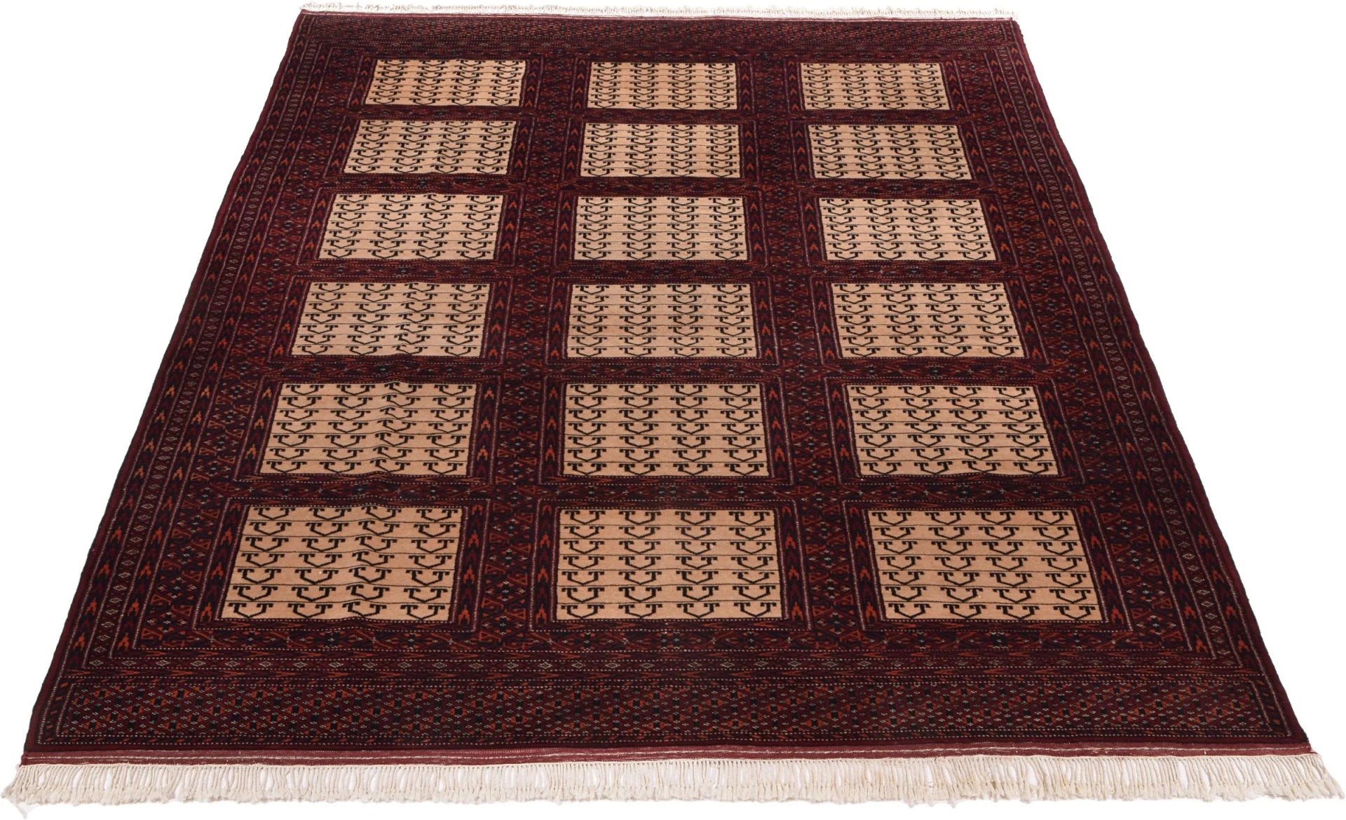 Afghan Rug — hand-knotted, 189 × 280 cm, Wool