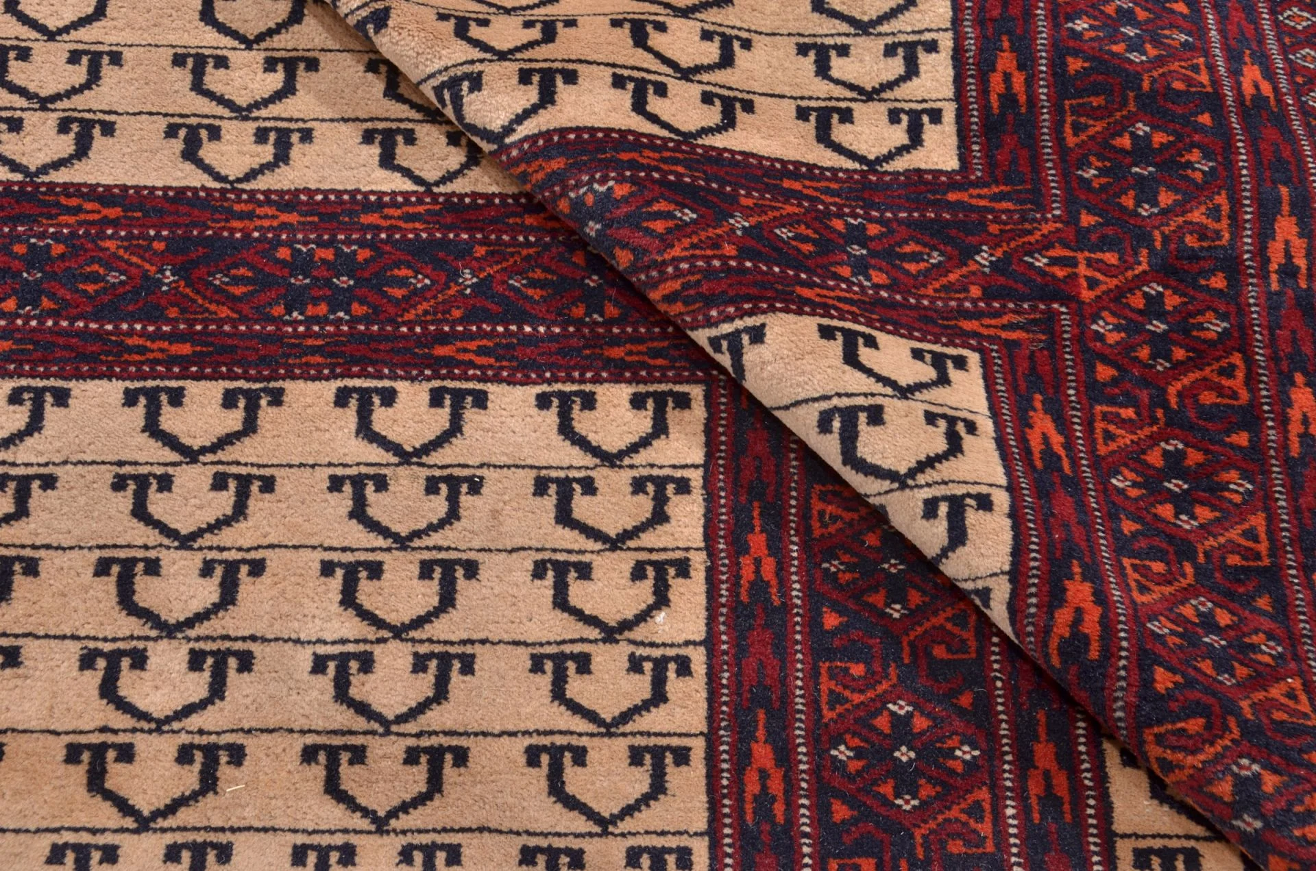 Afghan Rug — hand-knotted, 189 × 280 cm, Wool
