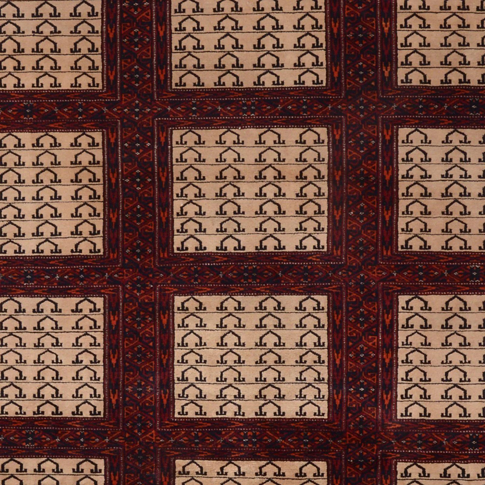 Afghan Rug — hand-knotted, 189 × 280 cm, Wool