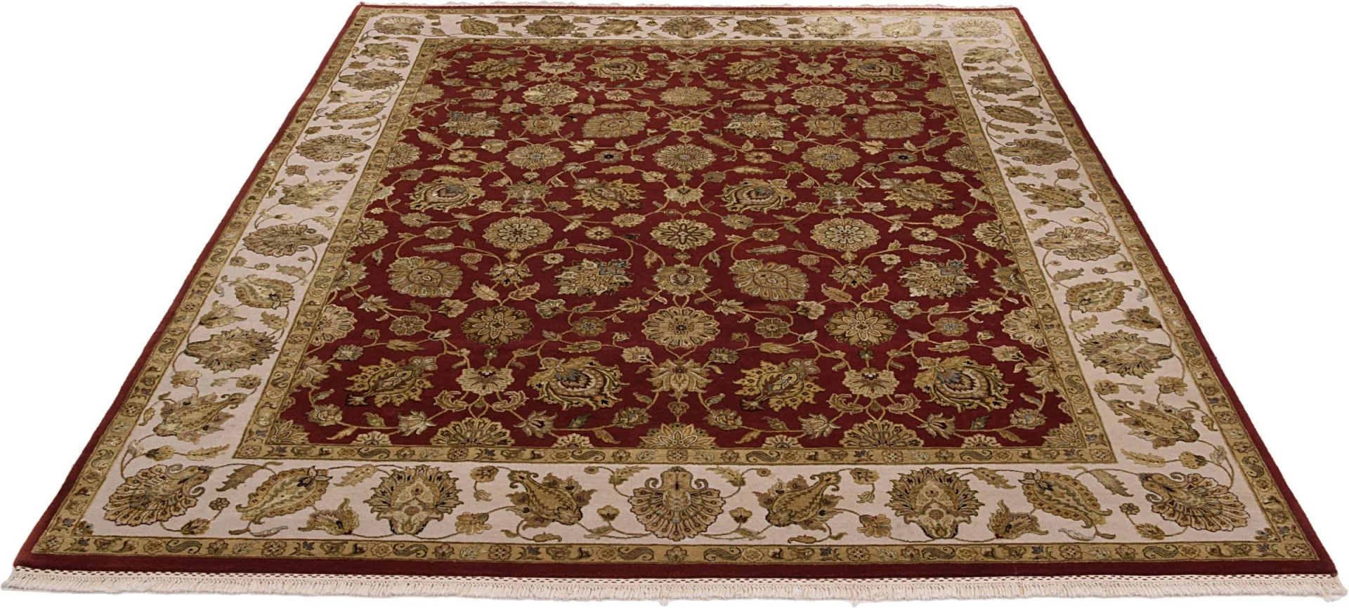 Tabriz Indian Rug 250 × 300 cm, Wool, hand-knotted