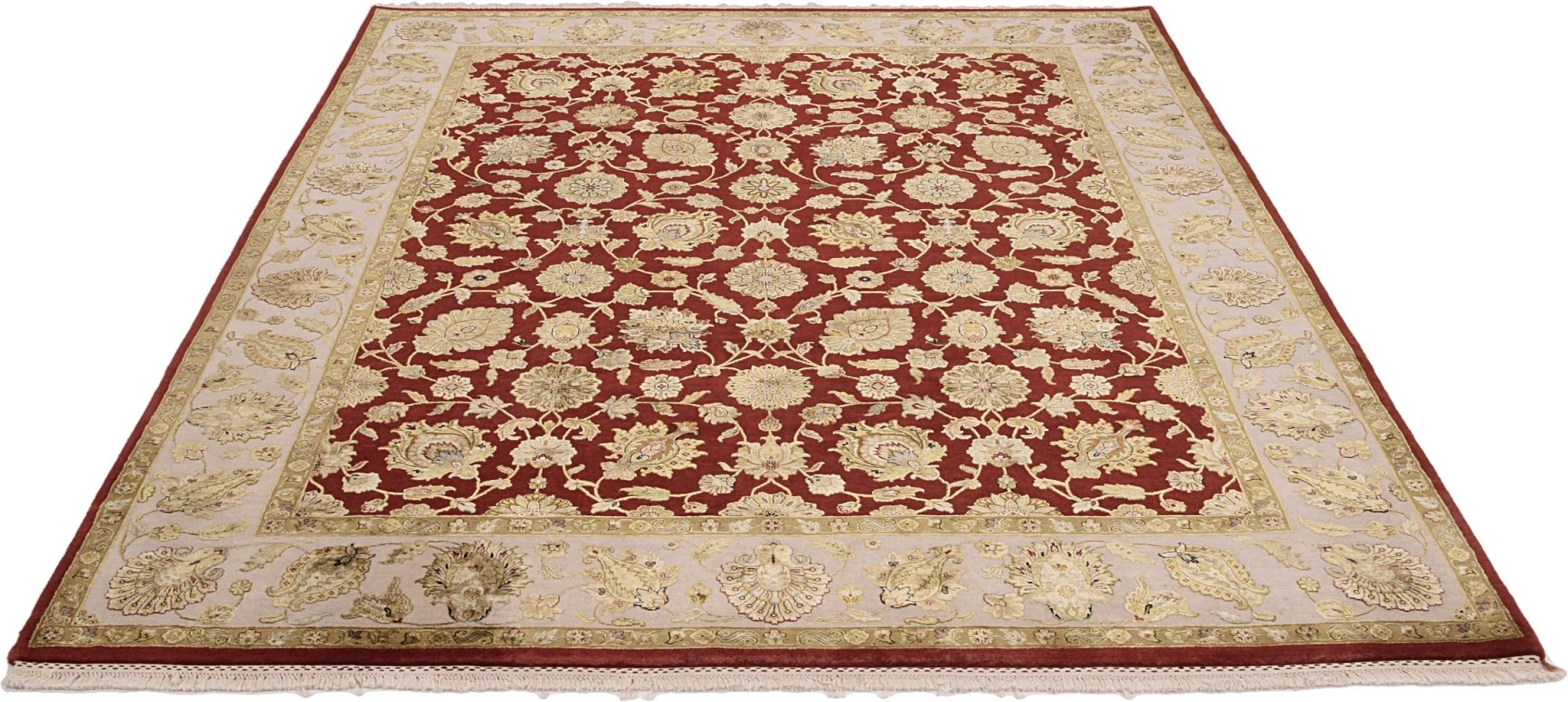 Tabriz Indian Rug 250 × 300 cm, Wool, hand-knotted
