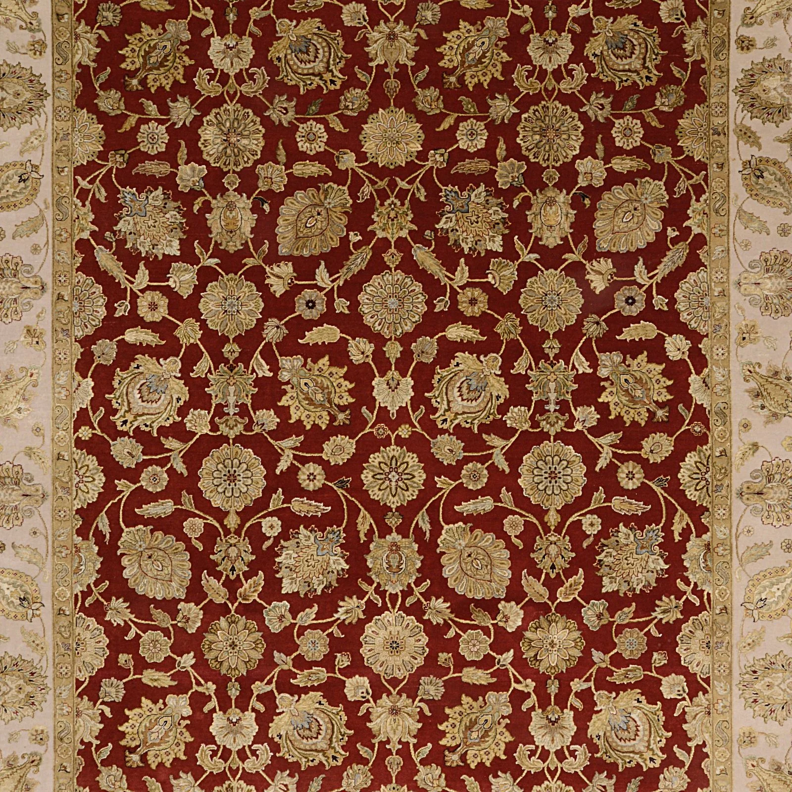 Tabriz Indian Rug 250 × 300 cm, Wool, hand-knotted