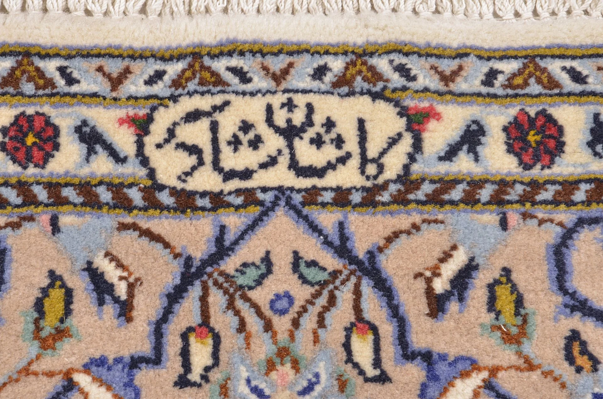 Kashan Persian Rug — hand-knotted, 147 × 231 cm, Wool