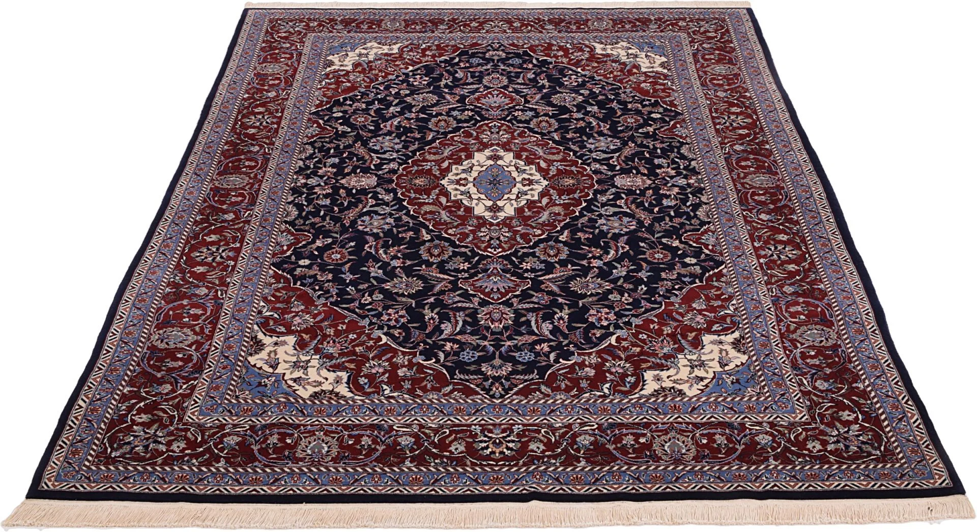 Isfahan Chinese Rug — hand-knotted, 185 × 278 cm, Wool
