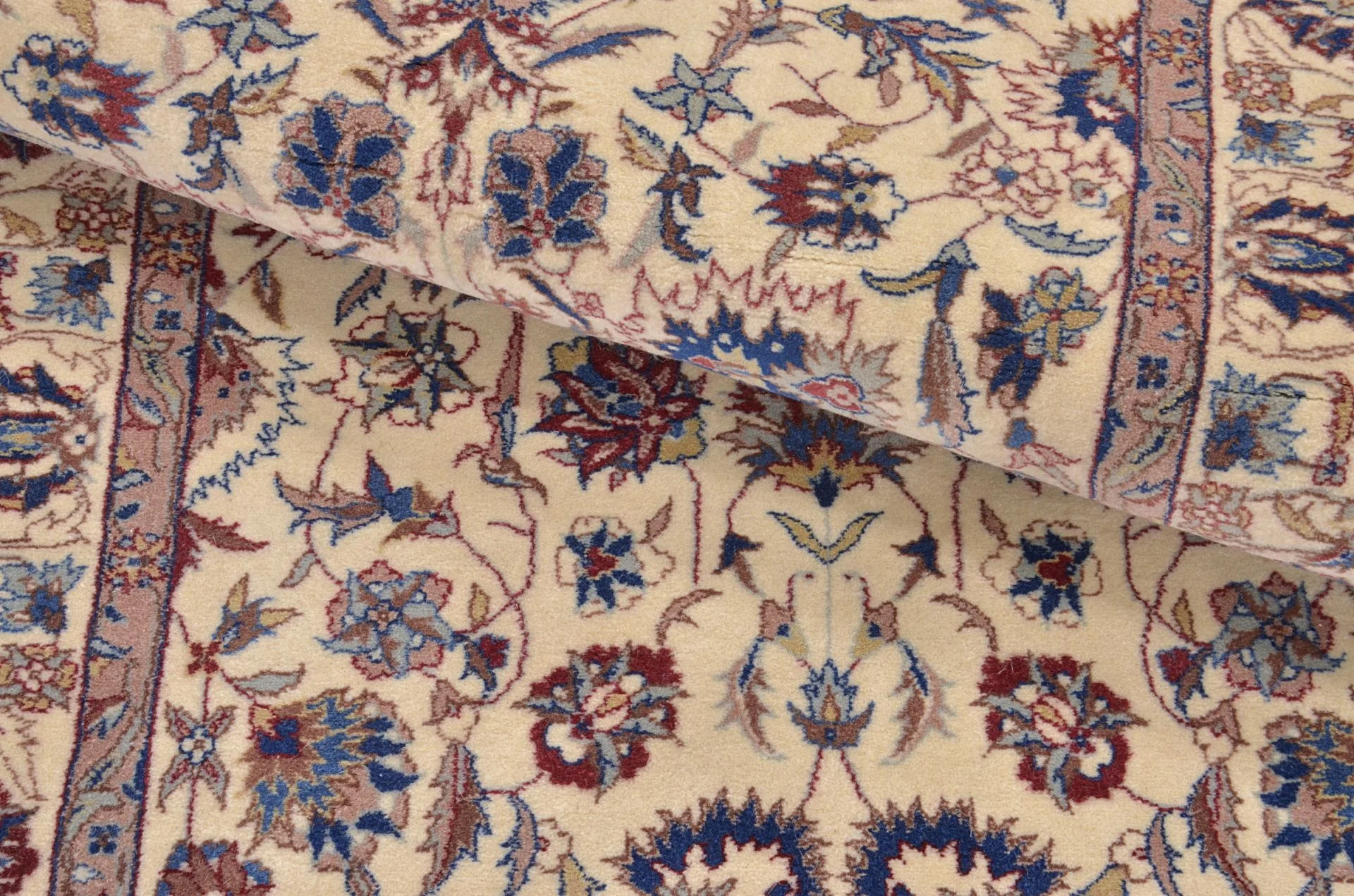 Isfahan Chinese Rug 80 × 434 cm, Wool, hand-knotted