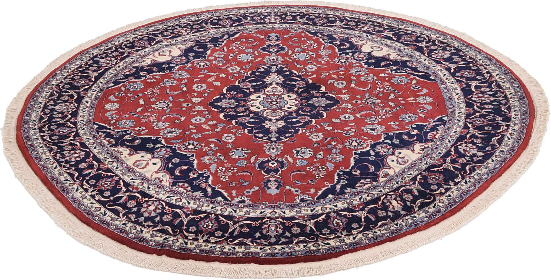 Isfahan Chinese Rug 200 × 200 cm, Wool, hand-knotted