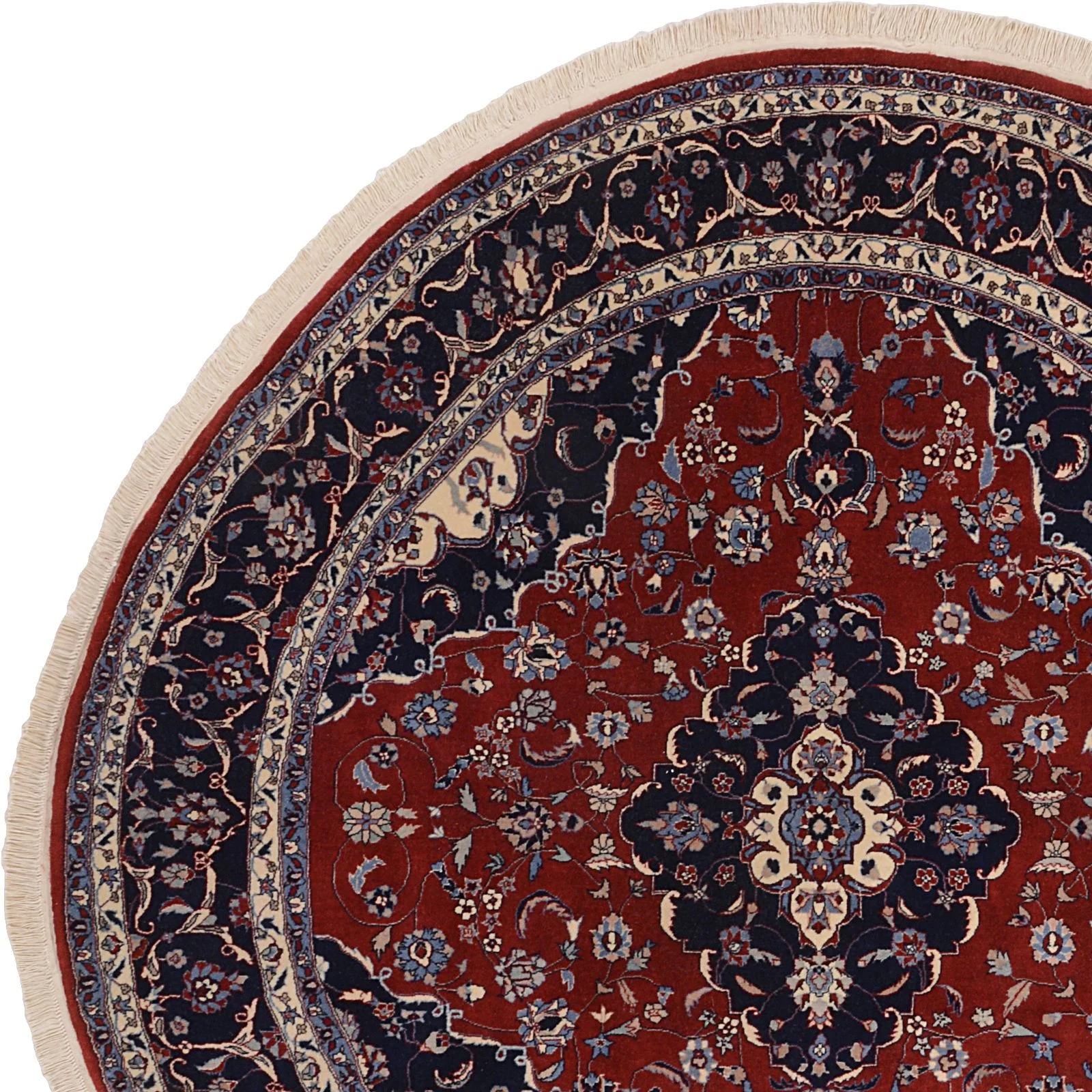 Isfahan Chinese Rug 200 × 200 cm, Wool, hand-knotted