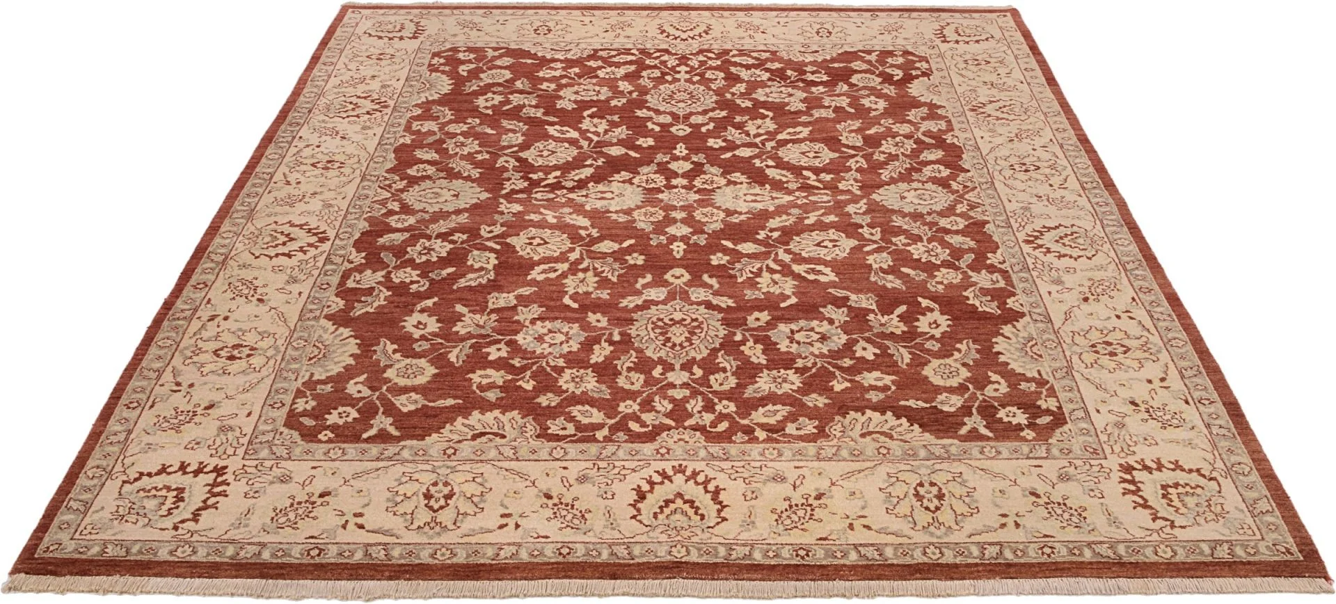 orientteppich-ziegler-244-x-300-cm-schurwolle-handgeknupft-6 Hand-Knotted Wool Ziegler Pakistani Rug, 244 × 300 cm